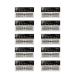 Orthodontic Braces 200 Pack High Polished Metal Braces Black And White