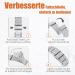 Buy Jeracol Men's Titanium Steel Magnetic Bracelet - 3500 Gauss Healing Adjustable Wristband with Distance Tool & Gift Box - Perfect Jewelry Gift - Buy Online on GoSupps.com