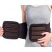 Ucsusa Women's Leather Ornamental Belt - Wider Elastic Stretch Waist Corset with Removable Lumbar Cushion & Support (Size M) - Buy Online on GoSupps.com