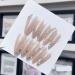 Handmade Long and Short Nail Patches for Artificial Nail Enhancement(Color:19518 Size:M)