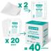 Medrull Ultrasoft Sterile Wound Compresses - 4-Layer 10x10 cm Pack of 40 - Perfect for International Shipping - Buy Online on GoSupps.com