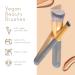 Carlucce Cream Makeup Brush - Vegan Angled Contour Brush for Blending & Highlighting - Soft Multifunctional Brush Made in USA - Hush-Hush Brush - Buy Online on GoSupps.com