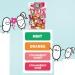 Tic Tac Strawberry Mix Lot de 2 60 Mini-Bo tes par Pack (4 Saveurs) + Jeu de Morpion 120 Mini Bonbons pour Anniversaires Sachets Cadeaux Bars Bonbons & F tes d Enfants - Buy Online on GoSupps.com