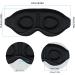 100% Blackout 3D Contoured Cup Sleep Mask for Women Men - Adjustable Strap, Washable - Ideal for Travel, Side Sleeper, Meditation - Gxus-sm1 - Buy Online on GoSupps.com