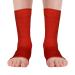 AQF MMA Ankle Support Brace Guard Kick Boxing Sprains Achilles Tendon Pain Relief Elastic Compression Sleeve (Red L) - Buy Online on GoSupps.com