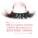 Kiromiro Fluffy Mink Wispy Colored Red Strip Lashes Pack - 2 Red - Buy Online on GoSupps.com