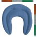 Light Blue Cherry Stone Neck Pillow - Heat Pad for Neck Relief - Comfortable Neck Support - Buy Online on GoSupps.com