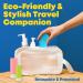 Brandly Goods Multi-Size Silicone Bottle Covers for Travel Leak-Proof Stretchable Sleeves & Safety Clip Locks Silicone Covers for Travel Toiletries Bottle Covers for Traveling Essentials 8 - Buy Online on GoSupps.com