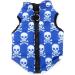 Shop Pegasus Winter Coat for Dogs & Cats | Warm Windproof Jackets for Chihuahua Dachshund & Puppies - Blue Skull Design - Buy Online on GoSupps.com