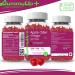 Apple Cider Vinegar Gummies with The Mother 1200mg Acetic Acid 400 g Folic Acid 2.5 g Vitamin B12 60 Sugar Free Natural Apple Flavoured Gummies - Buy Online on GoSupps.com
