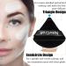 NewCraft 10-Piece Face Makeup Powder Puffs Set - Soft Velour Triangle Puffs with Ribbon, Ideal for Loose Powder & Mineral Makeup - Black - Buy Online on GoSupps.com