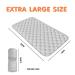 Waterproof Changing Pad Liners 26 x 13 - Hypoallergenic & Reusable - 3 Pack Portable Baby Diaper Change Mat - Gray - Buy Online on GoSupps.com