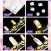 4 Set Nail Tips Holders - Magnetic Acrylic Practice Stands for Manicure & 126 Reusable Sticky Clay Adhesive Putty (Gold Silver Black White) - International Shipping Available - Buy Online on GoSupps.com
