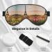 Beautiful Eiffel Tower Paris Print Unisex Sleep Mask | Double-Sided Eye Mask for Sound Sleep & Skin Care - Shop Internationally - Buy Online on GoSupps.com
