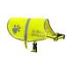 Yellow Dog Safety Reflective Lightweight Vest with Leash Hole 5 SISE - SNAP LOCK BUCKLE Straps High Visibility for Outdoor Activity Day and Night Keep Your Dog Safe from Cars & Hunting Accidents Gelb M