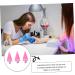 Healeved 9 Pcs Manicure Dotting Tools Studs Picker Wax Heads Wax Rhinestone Picker Wax Pencil for Rhinestones Wax Rhinestones Picker Dual Diy Jewel Picker Dotting Pen Point Acrylic Pink - Buy Online on GoSupps.com