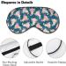 Cute Axolotl Kawaii Pattern Sleep Mask | Soft & Comfortable Eye Mask with Adjustable Head Strap - Buy Online on GoSupps.com
