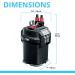 Fluval 107 External Filter for Aquariums | 40-130L | 550 L/H | 10W Blue | Fast International Shipping - Buy Online on GoSupps.com