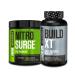 Jacked Factory Nitrosurge Pre-Workout in Grape & Build XT Muscle Building Bundle for Men & Women