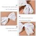 Minkissy Big Bow Hair Barrette Lace Bowknot Hair Clips Ribbon Bow Clips Decorative Hair Accessories for Women Girls Teens (White) - Buy Online on GoSupps.com