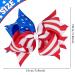 Whaline Jumbo 4th of July Bow Hair Clips - American Flag Barrette for Girls and Women - Patriotic Stars and Stripes Hair Accessories - Independence Day Memorial Day - 2Pcs - Buy Online on GoSupps.com
