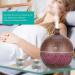 130ml Essential Oil Diffuser - Portable Aromatherapy Humidifier with Cool Mist & 7 LED Color Lights - Ideal for Home & Travel - Buy Online on GoSupps.com