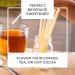 Plain Raw Honey Sticks - 100 Count Pack - Made In USA - Real Honey Straws for Tea/Coffee - Healthy Treat - Buy Online on GoSupps.com