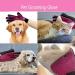 Upgrade Pet Dog Cat Grooming Glove Gentle Deshedding Brush Glove Efficient Pet Hair Remover Mitt Massage Tool with Enhanced Five Finger Design for Dogs Cats Rabbits Horses with Long/Short Fur 1 Pair Pink 1 Pair  - Buy Online on GoSupps.com