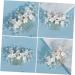 Angoily Bridal Comb Hair Accessories for Bride Wedding Bride Hair Comb Bridal Flower Hair Comb Hair Accessory for Women Floral Hair Comb Tiara Pearl Miss Beautiful Ceramic Flower - Buy Online on GoSupps.com