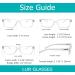 Shop LUR Reading Glasses 6 Pack - Comfort Plastic Readers with Spring Hinge Clear Transparent 2.0x - Stylish & Durable International Shipping Available - Buy Online on GoSupps.com