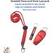 Tough Paracord Neck Lanyard for Dog Whistles & Clickers ID Keys Braided Knot (Red) - Buy Online on GoSupps.com