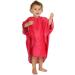 Normani Children's Bath Poncho - Cotton Hooded Towel for Toddlers | Pink Bathrobe 55x70 cm - Buy Online on GoSupps.com