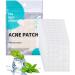 360 pieces pimple patches hydrocolloid pimple patch invisible natural hyaluronic transparent pimples pavement invisible with tea tree oil day quick healing Big zit breakouts on chin cheeks