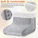 Buy Dewel Electric Foot Warmer - Washable Lining Fast Heating 30-60 10 Temperature Levels & 3 Timer Settings - Light Gray - Buy Online on GoSupps.com