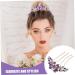 Angoily Hair Comb Hair Accessories for Girls Wedding Hair Flowers Bridal Hair Clips Hair Accessories for Women Hair Barrettes Rhinestone Hair Clips Metal Purple Decorate Mother Rhinestones - Buy Online on GoSupps.com