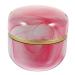 COLLBATH Loose Powder Storage Box Mini Powder Puff Tea Organizer for Tea Bags Coin Box Man Pink Tinplate Face