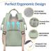 Pomelo Best Baby Diaper Backpack | Macaron Waterproof Diaper Bag with Large Capacity for Travel - Green - Buy Online on GoSupps.com