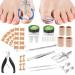 107PCS Ingrown Toenail Removal Kit - Toe Nail Corrector Tool for Pain Relief & Correcting Ingrown Toenails - Buy Online on GoSupps.com
