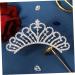 Beatifufu Crown Side Hair Comb The Crown Wig Tiara Hair Accessory for Girls Rhinestone Barrettes for Women Bride Hair Comb Clip Headdresses for Women Wedding Hair Comb Wedding Crown Hairpin - Buy Online on GoSupps.com