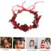 Abaodam 1pc Christmas Wreath Christmas Decore Hair Tie Bridal Headdress Girl Hair Decor Grace Bride Pine - Buy Online on GoSupps.com