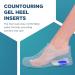 Gel Silicone Heel Cups/Pads - 1 Pair for Achilles Tendonitis & Plantar Fasciitis Relief | Comfort Cushion Insoles for Men/Women - Size M - Buy Online on GoSupps.com
