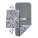 Hauck diaper bag with wrap pad change for on the go baby changing bag organizer wrapping tui with loop for stroller handle wrap clutch wipable (floral gray)