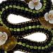 Beaded Flower Snake Applique Patches for Shoes, Clothes, Bags - Set of 3 - Buy Online on GoSupps.com