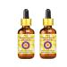 Deve Herbes Pure Hibiscus Carrier Oil Hibiscus rosasinensis with Glass Dropper Pack of Two 100ml X 2 6 oz