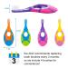 Slotic Baby Toothbrush 0-2 Years | Safe Soft Bristles, Dentist Recommended | 4-Pack - Buy Online on GoSupps.com