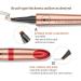 Eyebrow Pencil 4-Point Fork Tip Waterproof Eyebrow Pencil Long Lasting Creates Natural Eyebrow Shape Suitable for Professional Makeup and Beginners (1) - Buy Online on GoSupps.com