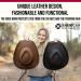 Hollywood Leather Cowboy Hat - Handcrafted 100% Fine Leather Hat by American Hat Makers - Breathable System - Brown, Large - Buy Online on GoSupps.com