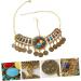 Women Necklace Headpiece Bohemian Necklace Retro Decor Metal Trim Women Jewelry Necklace Neck Chain Necklaces for - Buy Online on GoSupps.com