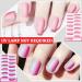SILPECWEE 16 Sheets Fluorescent Nail Wraps - Self-Adhesive Nail Polish Stickers for Women | Gel Nail Strips & 1 Nail File - Vibrant Fingernail Manicure Decor - Buy Online on GoSupps.com