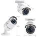 ZOSI 2.0MP 1080p Security Camera | 4-in-1 TVI/CVI/AHD/CVBS Surveillance Bullet Camera | Indoor/Outdoor | 120ft Night Vision | Aluminum Metal Housing | Compatible with 960H/720P/1080P/5MP/4K analog CCTV DVR | Wired Camera (White) - Buy Online on GoSupps.com